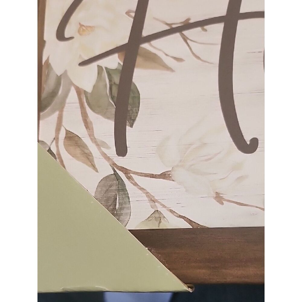 Willow Spring Home Floral Script Framed Sign - Picture 5 of 8
